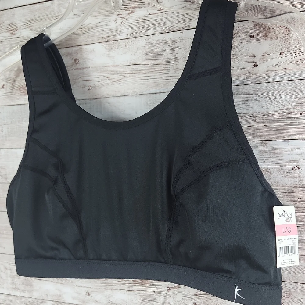 Danskin Classic Black Sports Bra - Picture 2 of 6